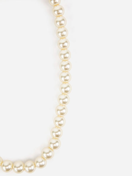 Classic Pearl Link Gold-Plated Choker Necklace VitansEthnics