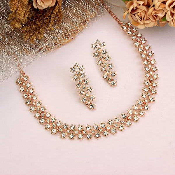 Silver Jewelry Set Wedding Jewelry Sets for Brides Bridesmaid Rhinestone Crystal Statement Choker Necklace Earrings Bracelet Set Bridal Wedding Prom Jewelry Accessories for Women VitansEthnics