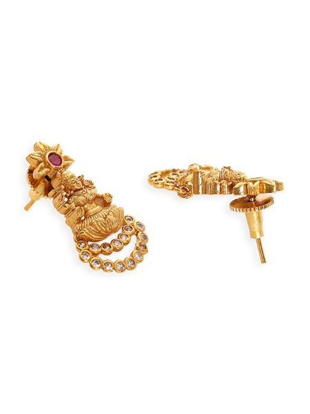 22K Gold-Plated CZ-Studded Jewelry Set VitansEthnics