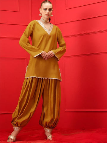 Lace Detailing Straight Kurta With Patiala Pants For Women, Tunic With Palazzo, Indian Dress, Party Wear Indo Western Outfit, Kurti Set VitansEthnics