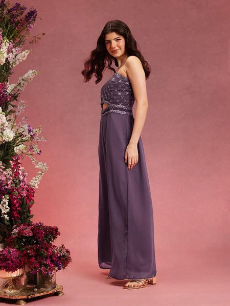 Embroidered Jumpsuit For Women, Indian Dress For Women, Indian Jumpsuit, Indian One Piece, Indo Western Outfit, Wedding Guest Outfit7 VitansEthnics
